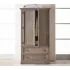 Распашной корпусной шкаф из натурального дерева PC598