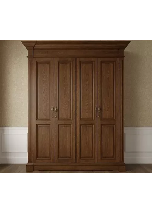 Шкаф-купе из тёмного дуба