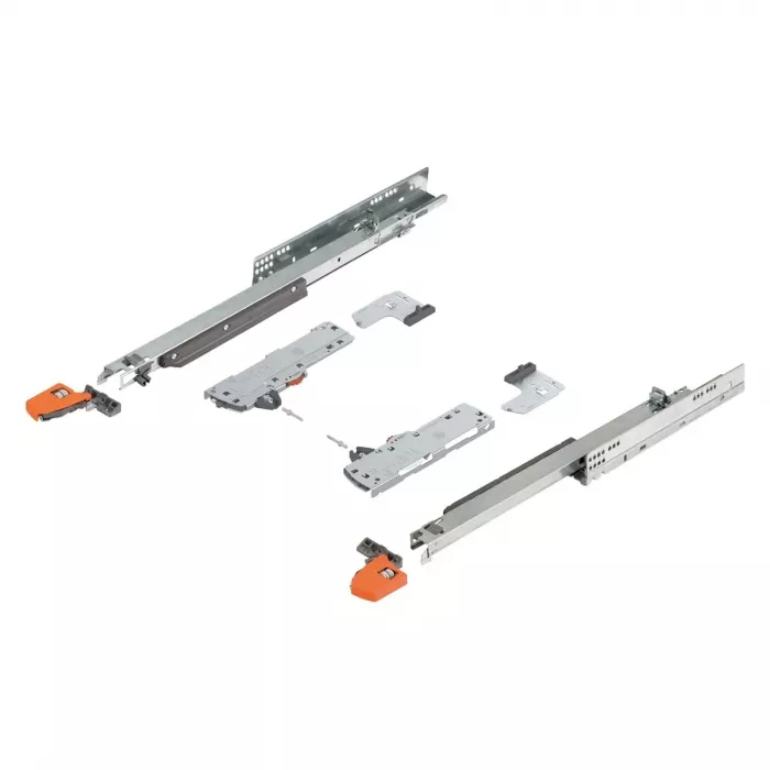 Направляющие MOVENTO c TIP-ON BLUMOTION, 270мм, с замками