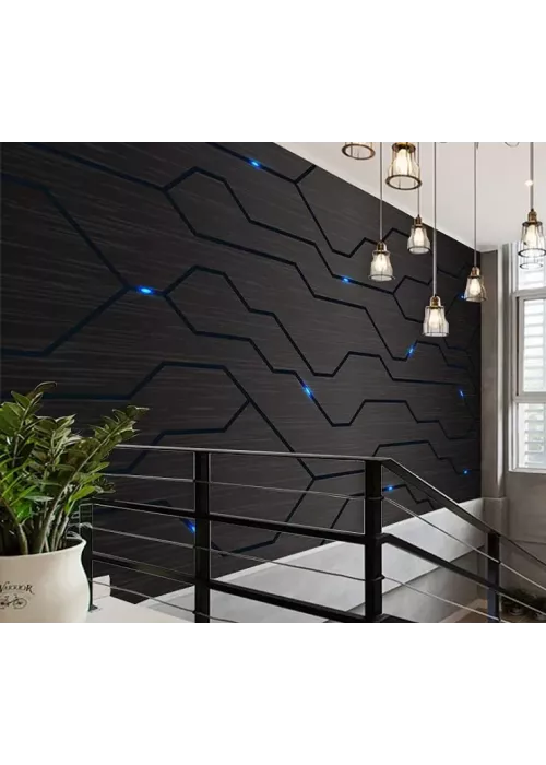 3D стеновая панель «Плата» с подсветкой ST127