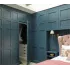 Встроенный элитный шкаф с благородным фасадом G238